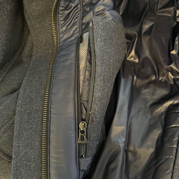 DOUBLE-BREASTED COAT IN WOOL WITH ZIP-UP INNER BY BOSS ORANGE - Picture 5 of 11